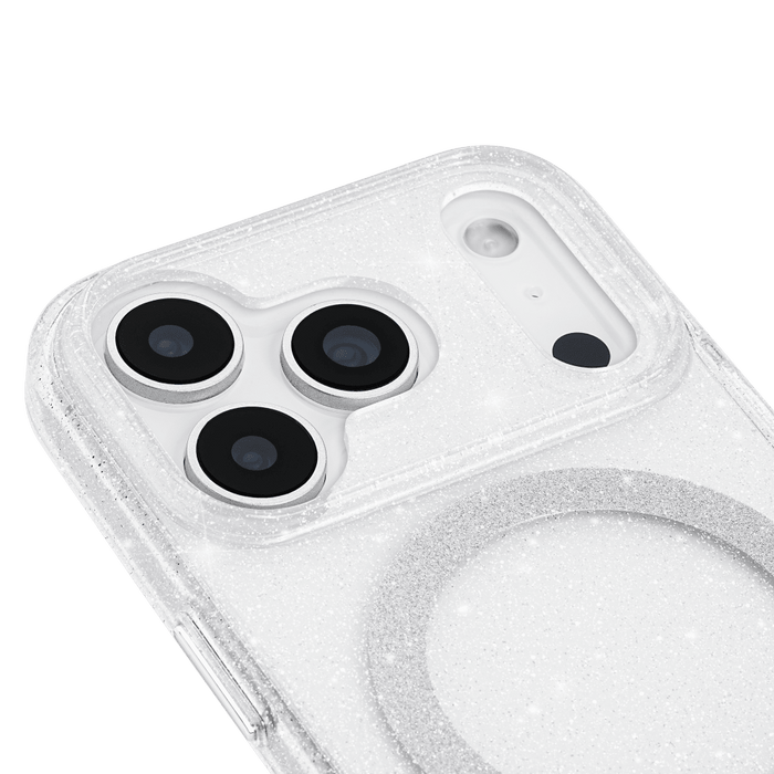 Case-Mate Sheer Twinkle MagSafe Case for Apple iPhone 17 Pro Max Silver