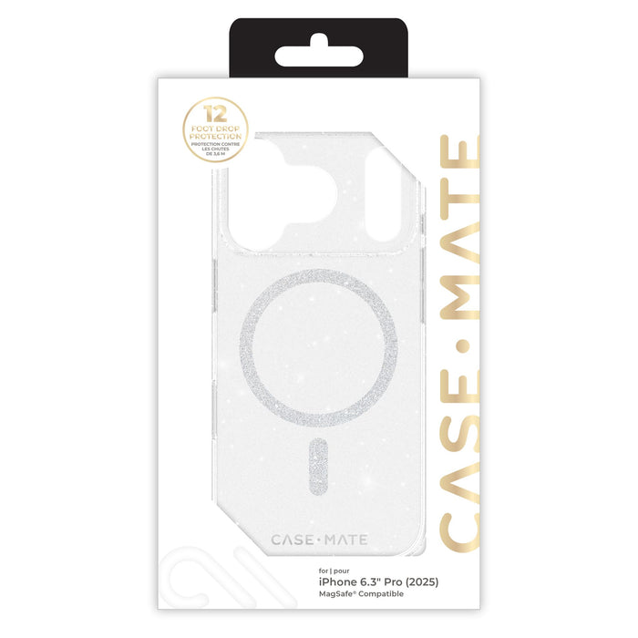 Case-Mate Sheer Twinkle MagSafe Case for Apple iPhone 17 Pro Max Silver