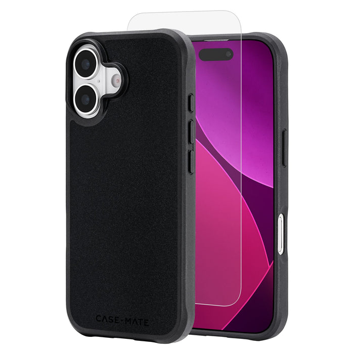 Case-Mate Protection Pack Tough MagSafe Case and Glass Screen Protector for Apple iPhone 17