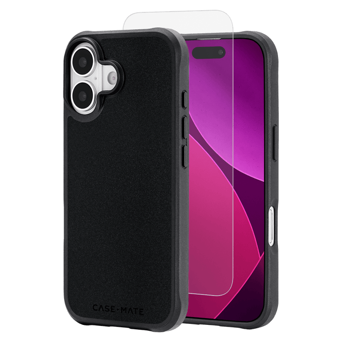 Case-Mate Protection Pack Tough MagSafe Case and Glass Screen Protector for Apple iPhone 17
