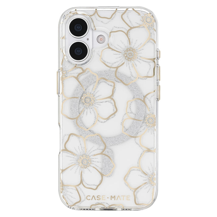 Case-Mate Floral Gems MagSafe Case for Apple iPhone 17 Gold