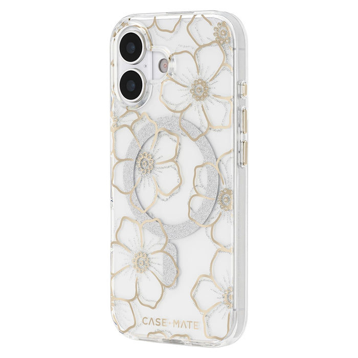 Case-Mate Floral Gems MagSafe Case for Apple iPhone 17 Gold