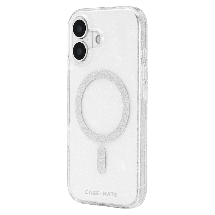 Case-Mate Sheer Twinkle MagSafe Case for Apple iPhone 17 Silver