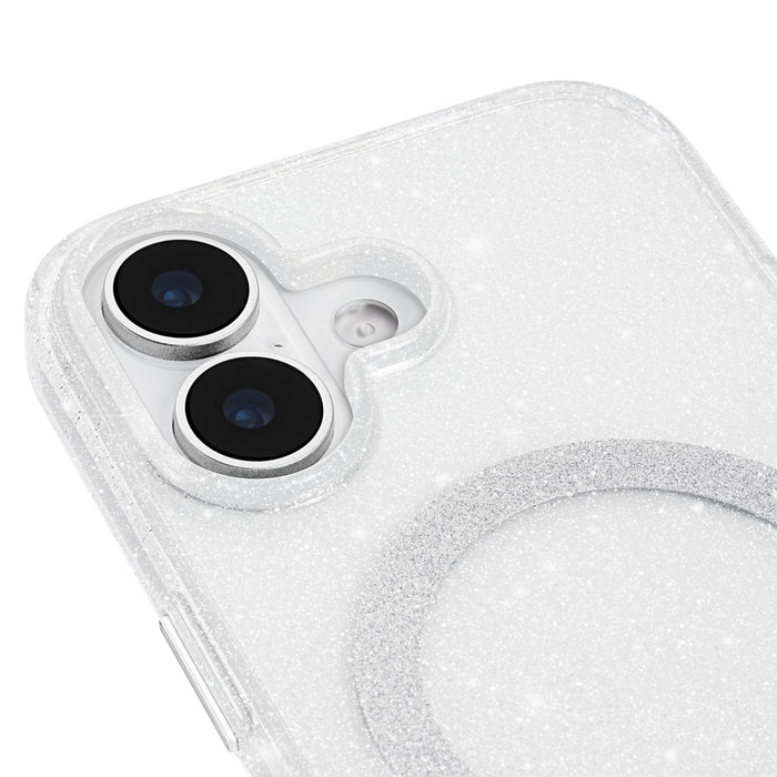 Case-Mate Sheer Twinkle MagSafe Case for Apple iPhone 17 Silver