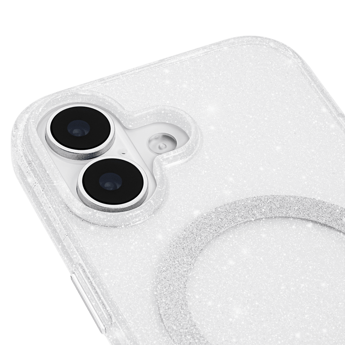 Case-Mate Sheer Twinkle MagSafe Case for Apple iPhone 17 Silver