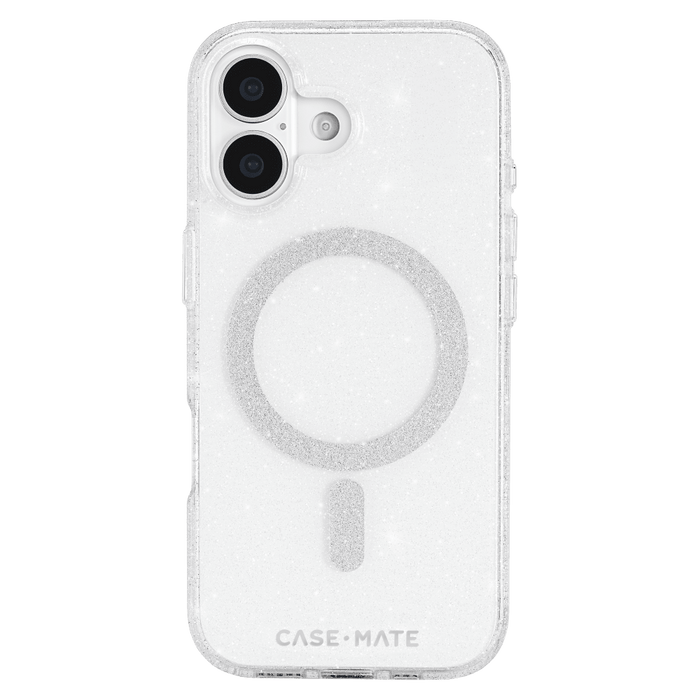 Case-Mate Sheer Twinkle MagSafe Case for Apple iPhone 17 Silver
