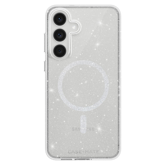 Case-Mate Sheer Twinkle Silver Case with Magnet for Samsung Galaxy S25 FE