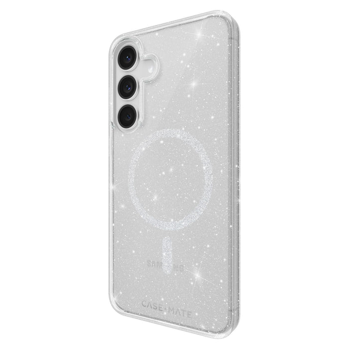 Case-Mate Sheer Twinkle Silver Case with Magnet for Samsung Galaxy S25 FE
