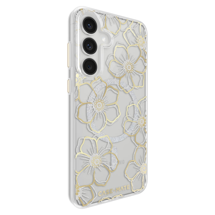 Case-Mate Floral Gems Case with Magnet for Samsung Galaxy S25 FE