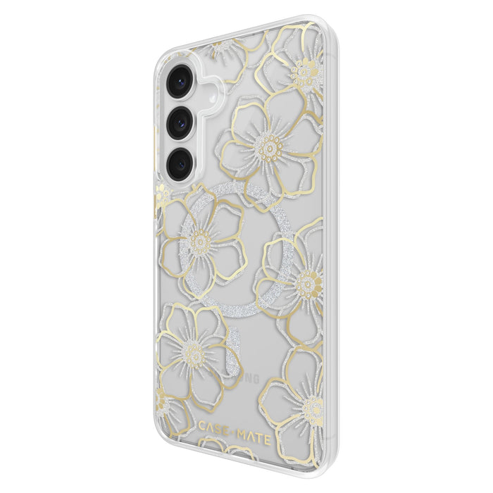 Case-Mate Floral Gems Case with Magnet for Samsung Galaxy S25 FE