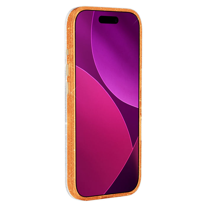 Sheer Twinkle Ombre MagSafe Case for Apple iPhone 17 Pro Orange