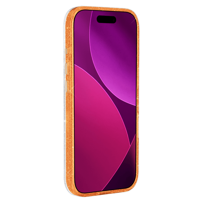 Sheer Twinkle Ombre MagSafe Case for Apple iPhone 17 Pro Orange