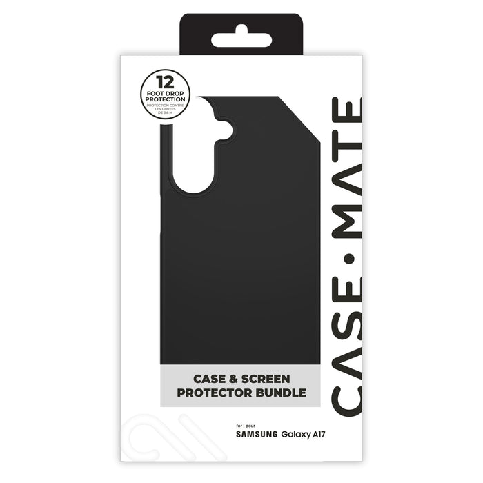 Case-Mate Protection Pack Tough Case and Glass Screen Protector for Samsung Galaxy A17 5G