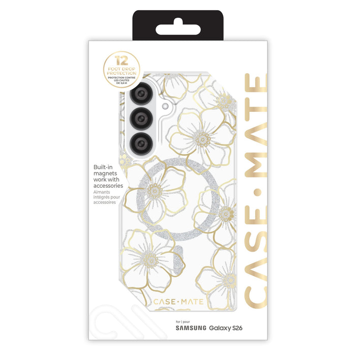 Case-Mate Floral Gems Case with Magnet for Samsung Galaxy S26