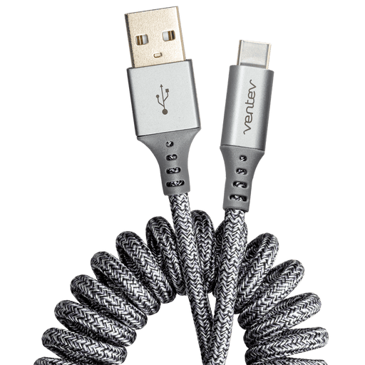 Ventev Helix USB A to USB C High Speed Travel 3 Foot Cable
