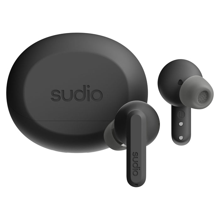 Sudio - D11 Comfy All-Day Earbuds - Black