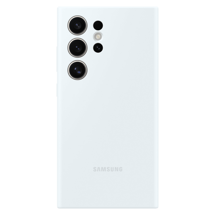 Samsung Silicone Case for Samsung Galaxy S24 Ultra White