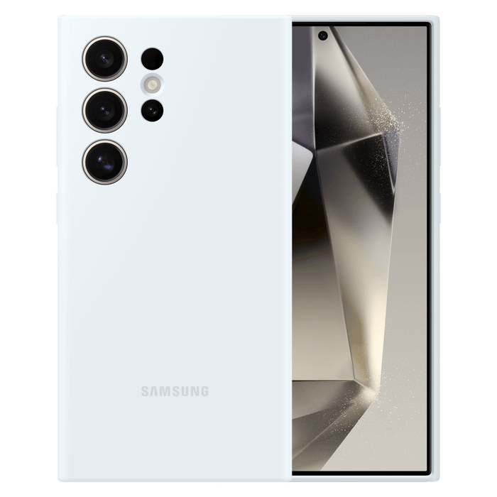 Samsung Silicone Case for Samsung Galaxy S24 Ultra White