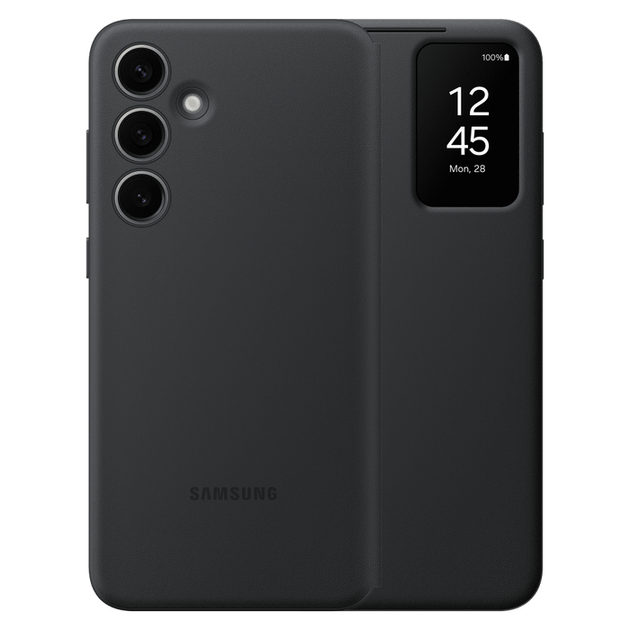 Samsung Smart View Wallet Case for Samsung Galaxy S24 Plus Black