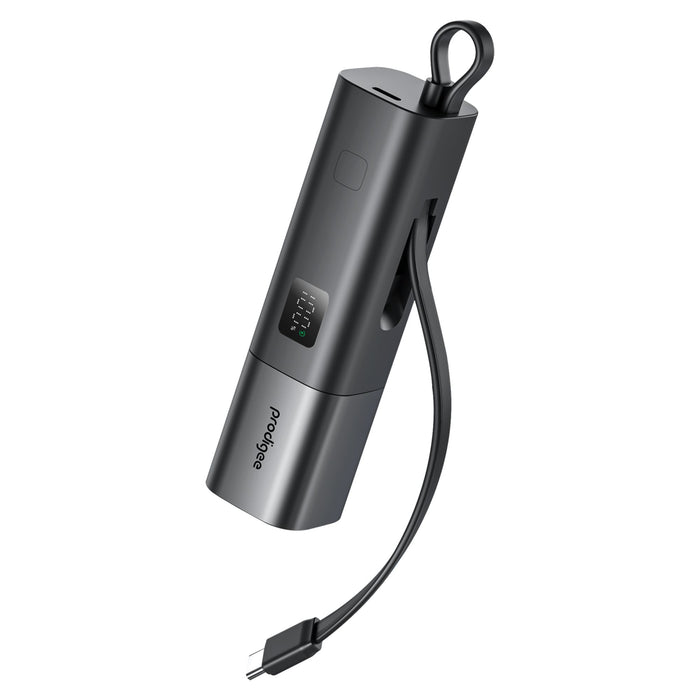 prodigee - Energee PowerBar 2 in 1 Power Bank and Wall Charger 20W - Black