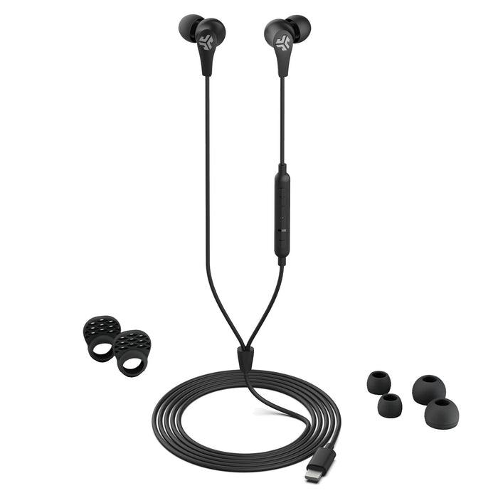 JLAB JBuds Pro Wired Lightning In Ear Earbuds Black