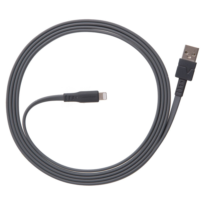 Ventev Flat USB-A to Apple Lightning High Speed Tangle-Free 3 Foot Cable