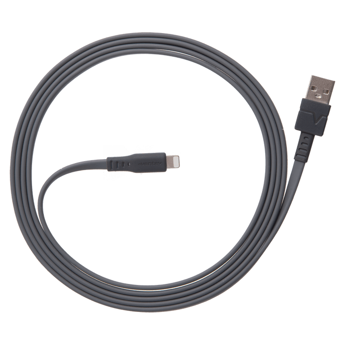 Ventev Flat USB-A to Apple Lightning High Speed Tangle-Free 3 Foot Cable