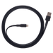 Ventev Chargesync Flat USB A to USB C Cable 6ft Black