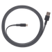 Ventev Chargesync Flat USB A to USB C Cable 6ft Gray