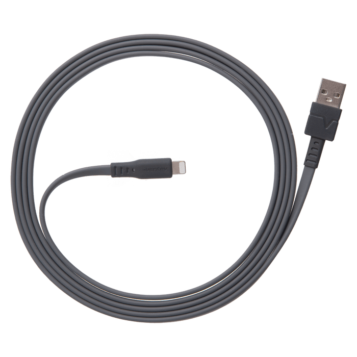 Ventev Flat USB-A to Apple Lightning High Speed Tangle-Free 6 Foot Cable