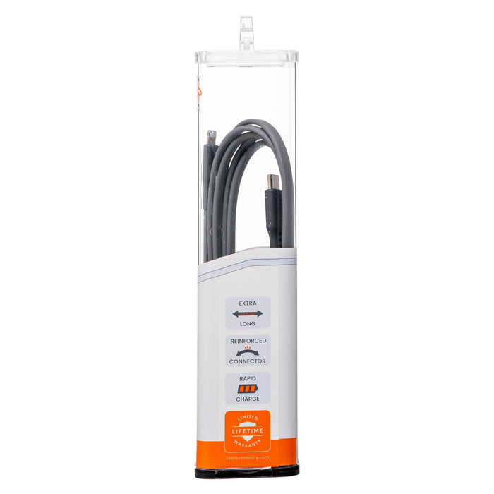 Ventev Flat USB-C to Apple Lightning High Speed Tangle-Free 6 Foot Cable