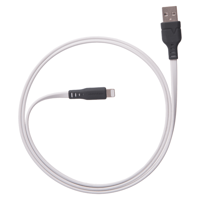 Ventev Flat USB-A to Apple Lightning High Speed Tangle-Free 6 Foot Cable