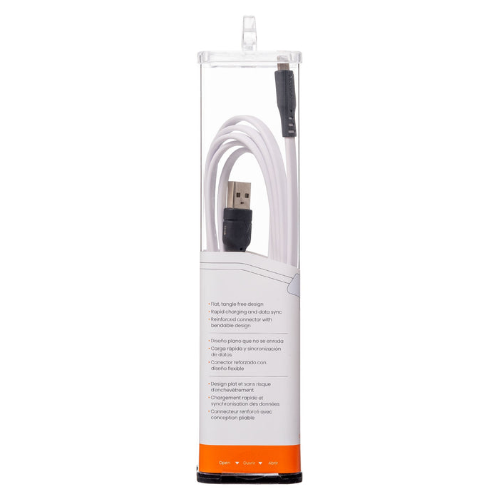 Ventev Flat USB-A to Apple Lightning High Speed Tangle-Free 6 Foot Cable