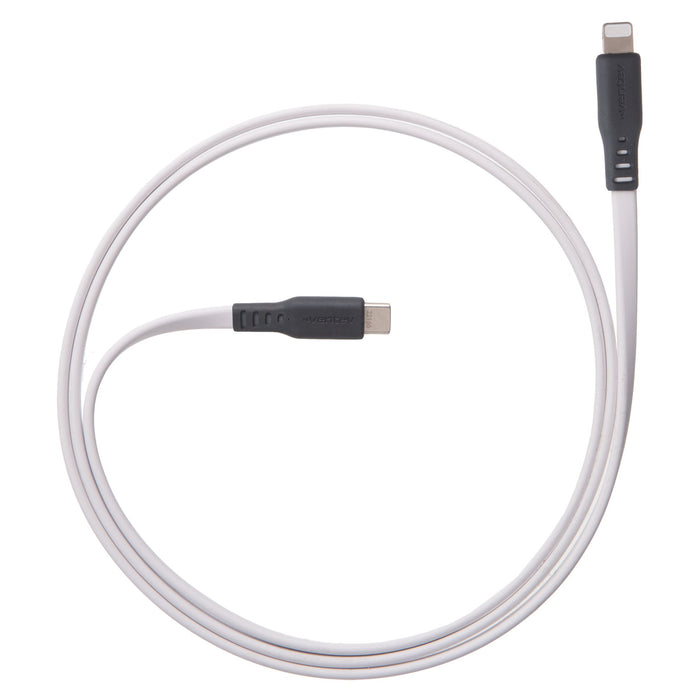 Ventev Flat USB-C to Apple Lightning High Speed Tangle-Free 6 Foot Cable