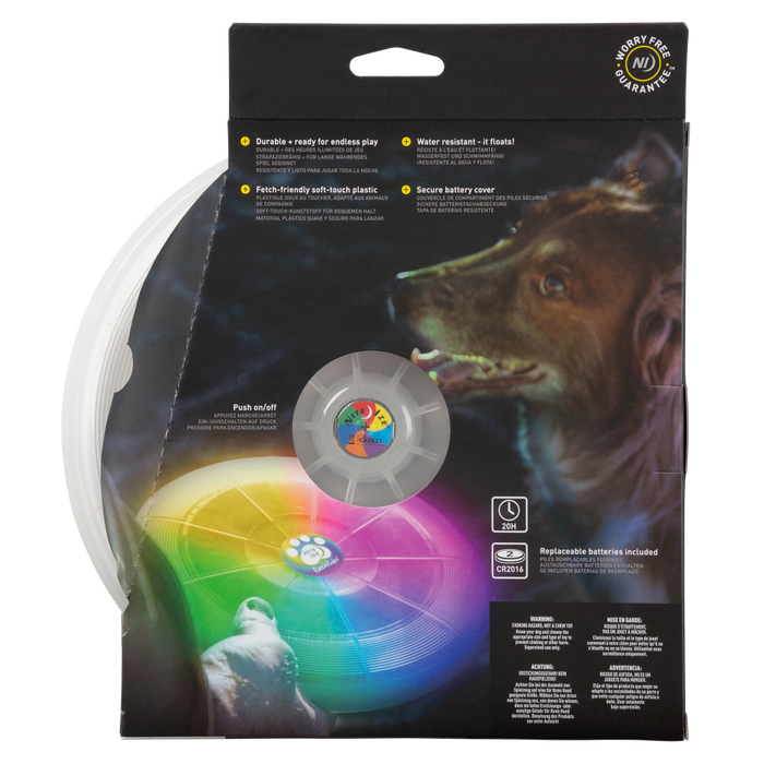 Nite Ize FlashFlight Dog Discuit Light Up Flying Disc Disc-O