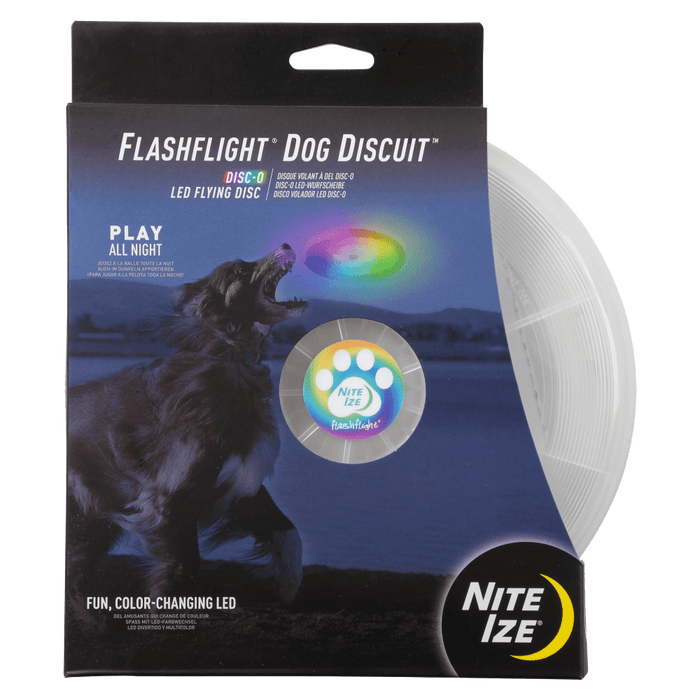 Nite Ize FlashFlight Dog Discuit Light Up Flying Disc Disc-O