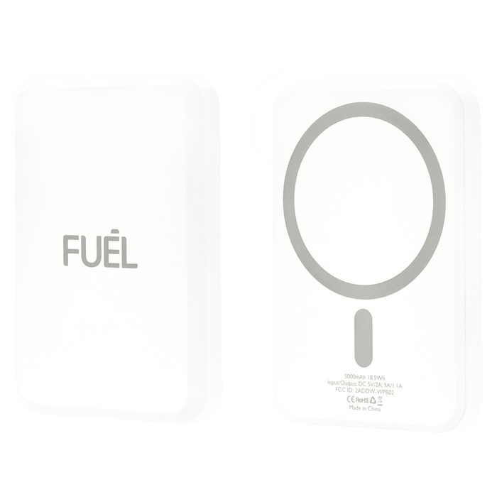 Case-Mate FUEL Wireless MagSafe Wireless Battery Pack 5,000 mAh White