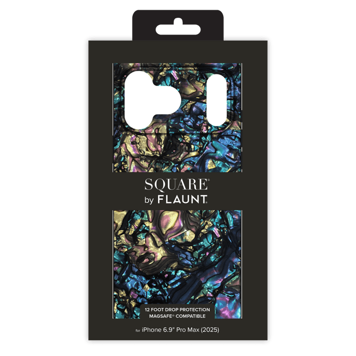 Flaunt SQUARE Iridescent MagSafe Case for Apple iPhone 17 Pro Max Multi-Color
