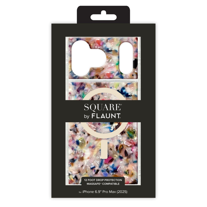 Flaunt SQUARE Iridescent MagSafe Case for Apple iPhone 17 Pro Max Multi-Color