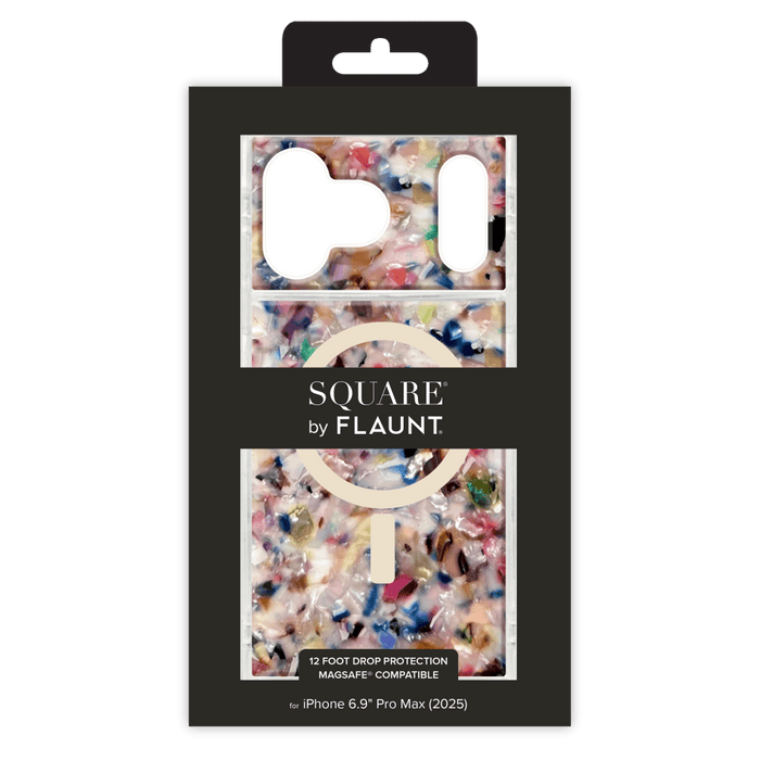 Flaunt SQUARE Iridescent MagSafe Case for Apple iPhone 17 Pro Max Multi-Color