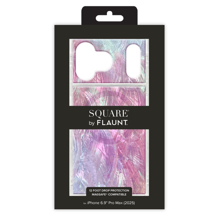 Flaunt SQUARE Iridescent MagSafe Case for Apple iPhone 17 Pro Max Multi-Color