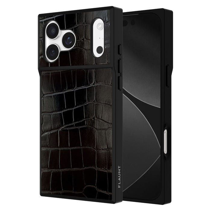 Flaunt SQUARE Faux Leather MagSafe Case for Apple iPhone 17 Pro Max