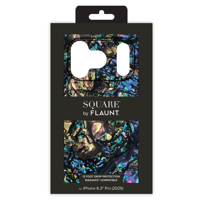 Flaunt SQUARE Iridescent MagSafe Case for Apple iPhone 17 Pro Multi-Color