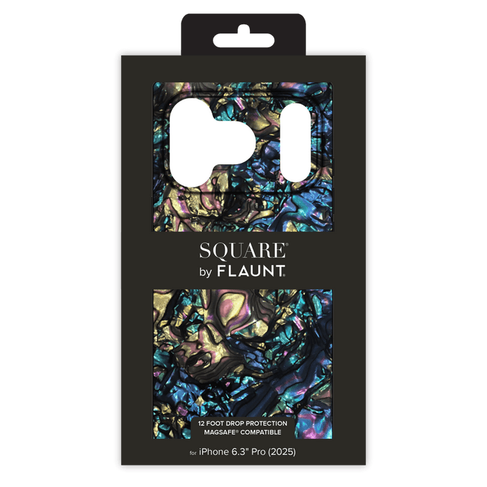 Flaunt SQUARE Iridescent MagSafe Case for Apple iPhone 17 Pro Multi-Color