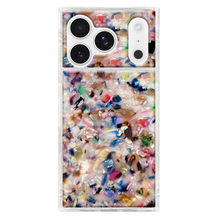 Flaunt SQUARE Iridescent MagSafe Case for Apple iPhone 17 Pro Multi-Color