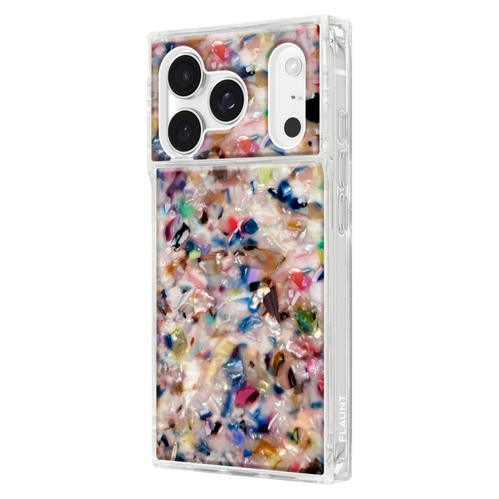 Flaunt SQUARE Iridescent MagSafe Case for Apple iPhone 17 Pro Multi-Color