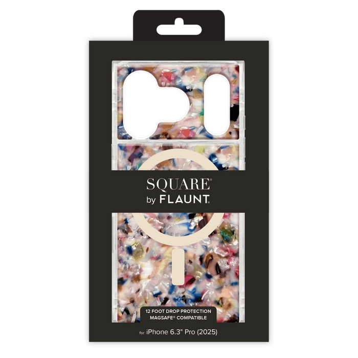 Flaunt SQUARE Iridescent MagSafe Case for Apple iPhone 17 Pro Multi-Color