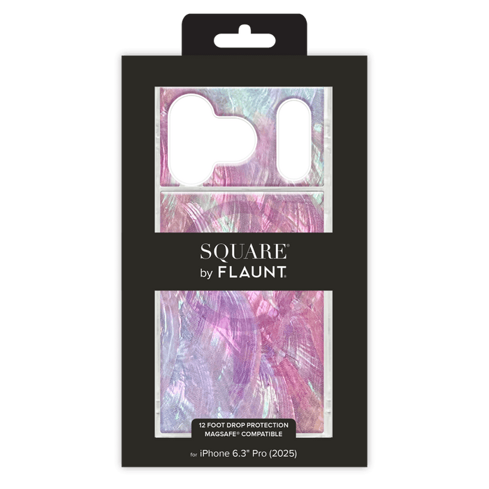 Flaunt SQUARE Iridescent MagSafe Case for Apple iPhone 17 Pro Multi-Color