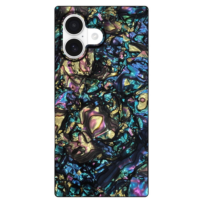 Flaunt SQUARE Iridescent MagSafe Case for Apple iPhone 17 Gray