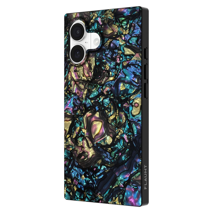 Flaunt SQUARE Iridescent MagSafe Case for Apple iPhone 17 Gray